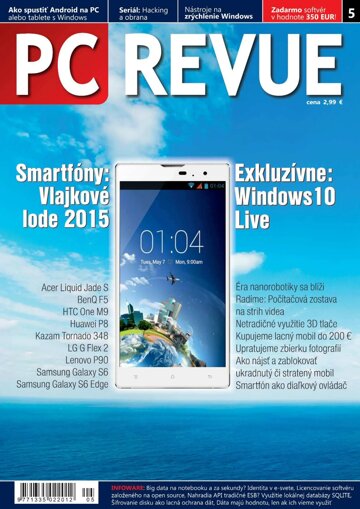 Obálka e-magazínu PC REVUE 5/2015
