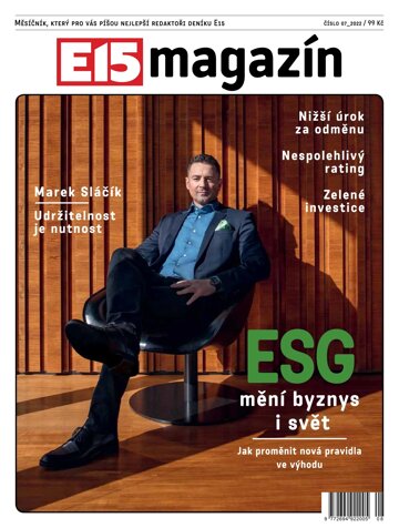 Obálka e-magazínu E15 MAGAZÍN 8/2022
