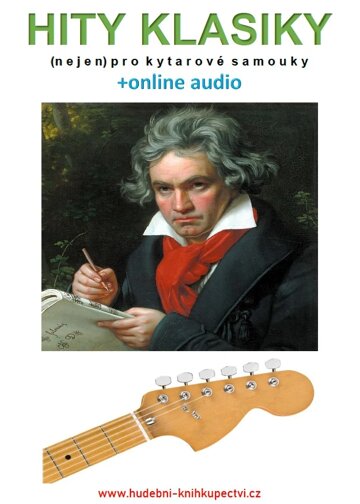 Obálka knihy Hity klasiky (nejen) pro kytarové samouky (+online audio)