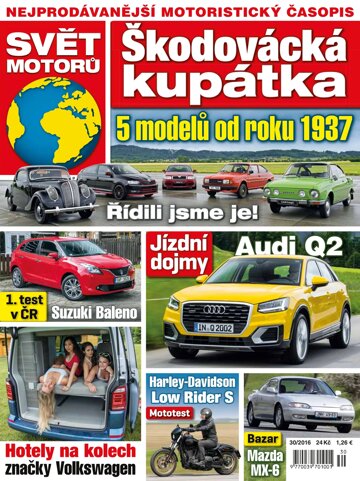 Obálka e-magazínu Svět motorů 25.7.2016