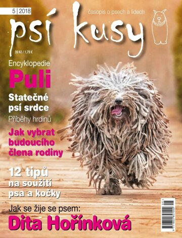 Obálka e-magazínu Psí kusy 5/2018