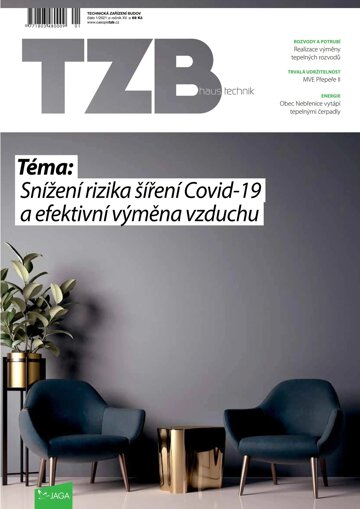 Obálka e-magazínu TZB HAUSTECHNIK 1/2021