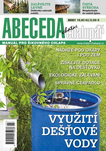 Obálka e-magazínu Abeceda 3-2021 - využití dešťové vody