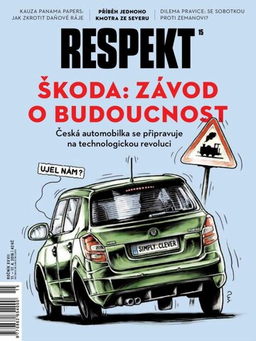 Obálka e-magazínu Respekt 15/2016