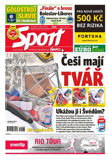 Obálka e-magazínu Sport 9.5.2016