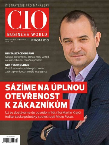 Obálka e-magazínu CIO Business World 4/2018
