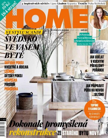 Obálka e-magazínu HOME 9/2019