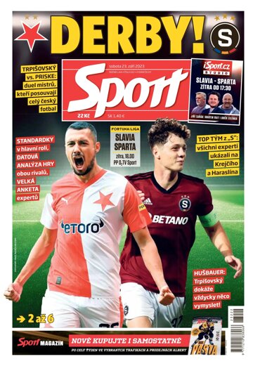 Obálka e-magazínu Sport 23.9.2023