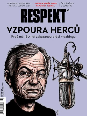 Obálka e-magazínu Respekt 47/2015
