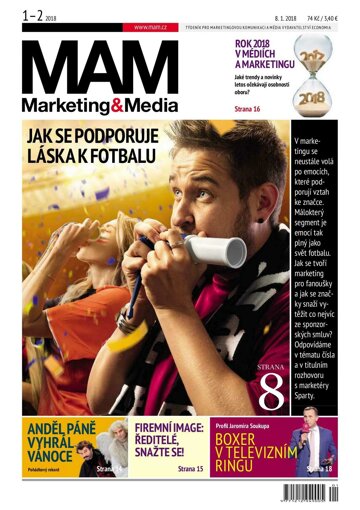 Obálka e-magazínu Marketing & Media 1-2 - 8.1.2018