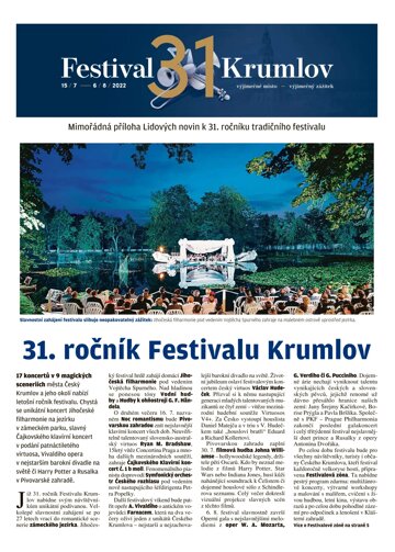 Obálka e-magazínu Mimořádné přílohy LN extra Morava - 27.6.2022
