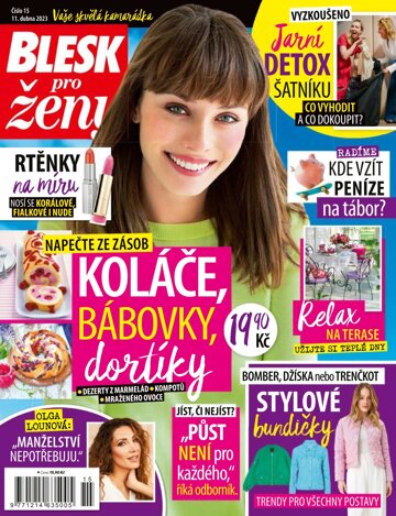 Obálka e-magazínu Blesk pro ženy 15/2023