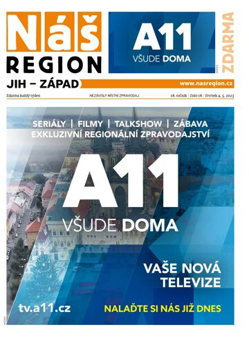 Obálka e-magazínu Náš Region - Západ 18/2023