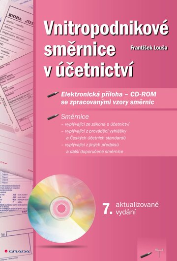 Obálka knihy Vnitropodnikové směrnice v účetnictví s CD-ROMem