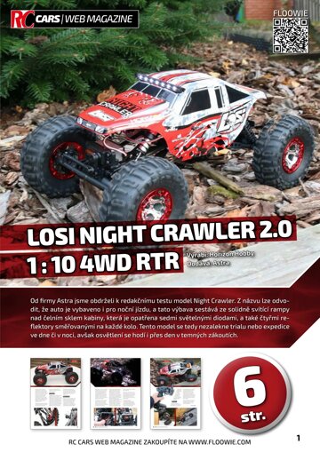 Obálka e-magazínu LOSI NIGHT CRAWLER 2.01 : 10 4WD RT R