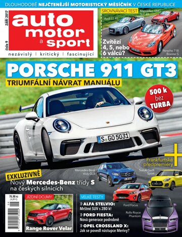 Obálka e-magazínu Auto motor a sport 9/2017