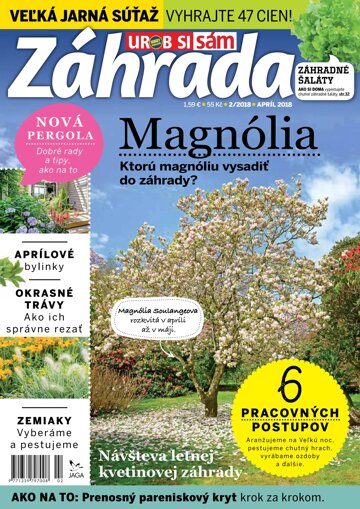 Obálka e-magazínu Záhrada 2018 02