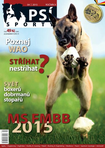 Obálka e-magazínu Psí sporty 4/2015