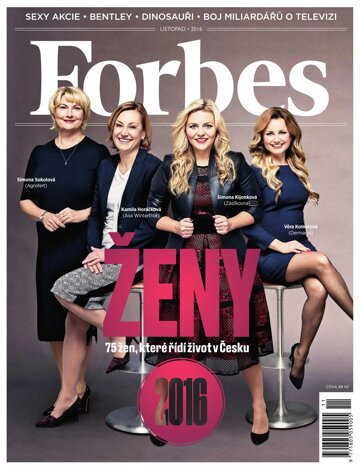 Obálka e-magazínu Forbes 11/2016