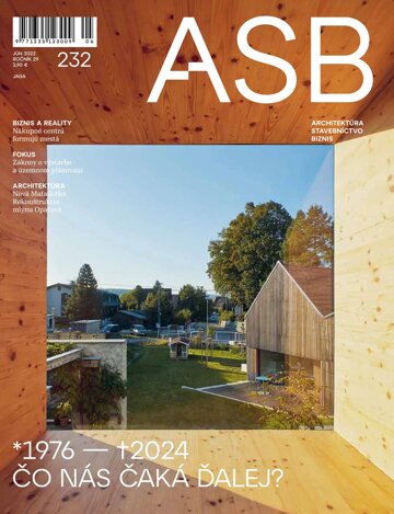 Obálka e-magazínu ASB Architektúra, Stavebníctvo, Biznis - 6-7/2022