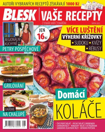 Obálka e-magazínu BLESK VAŠE RECEPTY 8/2023