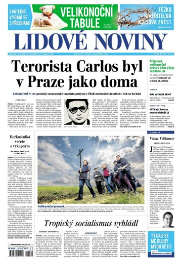 Obálka e-magazínu Lidové noviny 15.4.2017