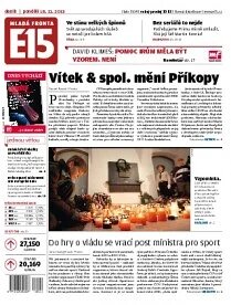 Obálka e-magazínu E15 18.11.2013
