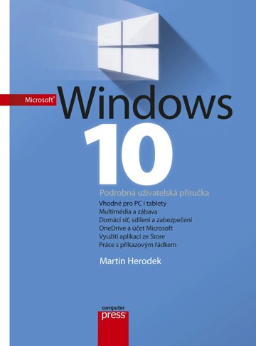 Obálka knihy Microsoft Windows 10