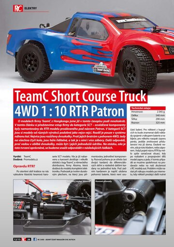 Obálka e-magazínu TeamC Short Course Truck