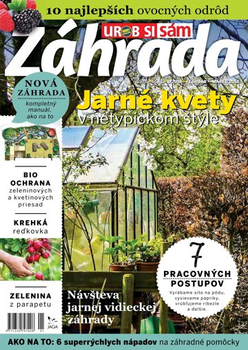 Obálka e-magazínu Záhrada 2018 01