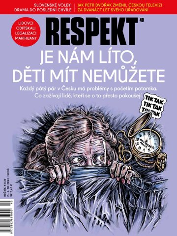 Obálka e-magazínu Respekt 40/2023