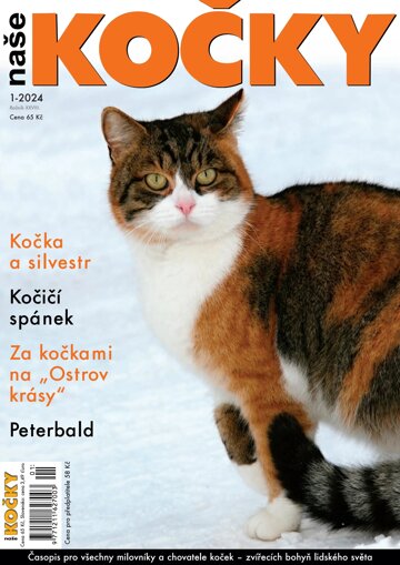 Obálka e-magazínu Naše kočky 1/2024