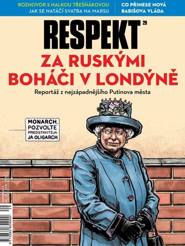 Obálka e-magazínu Respekt 29/2018