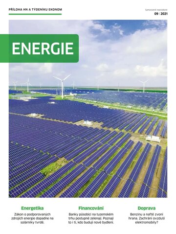 Obálka e-magazínu Ekonom 38 - 16.9.2021 Energie