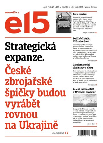 Obálka e-magazínu E15 9.4.2024