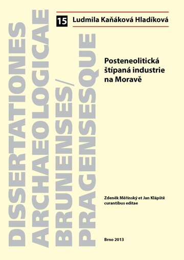 Obálka knihy Posteneolitická štípaná industrie na Moravě