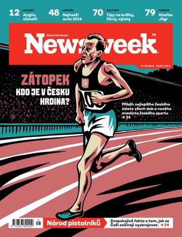 Obálka e-magazínu Newsweek CZ 8/2016