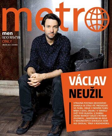 Obálka e-magazínu MEN ONLY Příloha METRO - 15.3.2017