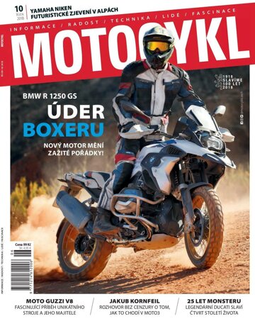 Obálka e-magazínu Motocykl 10/2018