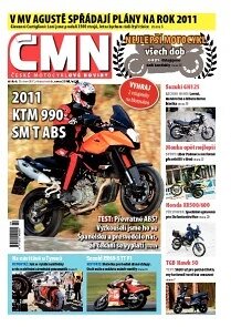 Obálka e-magazínu ČESKÉ MOTOCYKLOVÉ NOVINY 6/2011