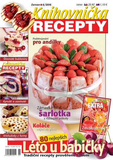 Obálka e-magazínu Knihovnička Recepty 6/2016