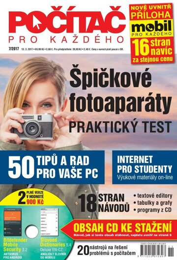 Obálka e-magazínu Počítač pro každého 7/2017