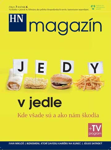Obálka e-magazínu Prílohy HN magazín číslo:7 ročník 4.