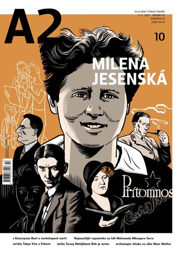 Obálka e-magazínu A2 - Milena Jesenská - 10/2024
