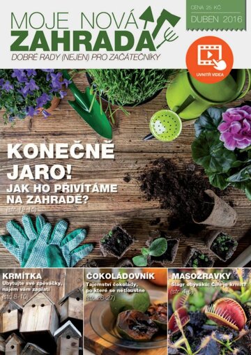 Obálka e-magazínu Moje nová zahrada duben