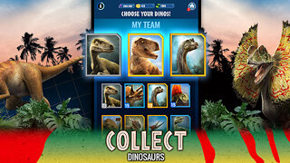 Snímek obrazovky aplikace Jurassic World Alive