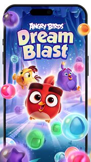 Snímek obrazovky aplikace Angry Birds Dream Blast
