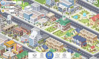 Snímek obrazovky aplikace Pocket City