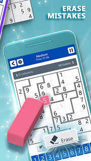 Snímek obrazovky aplikace Microsoft Sudoku
