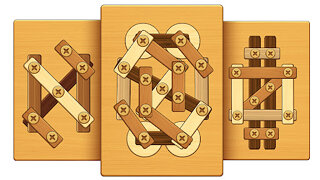 Snímek obrazovky aplikace Screw Puzzle: Wood Nut & Bolt